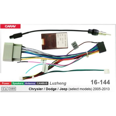 Перехідник для магнітол 9", 10.1" Chrysler, Dodge, Jeep Carav 16-144