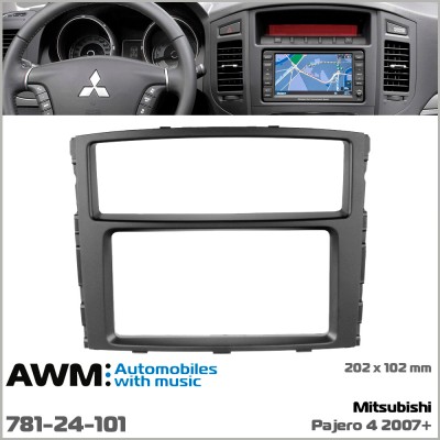 Перехідна рамка AWM Mitsubishi Pajero 4 (781-24-101)