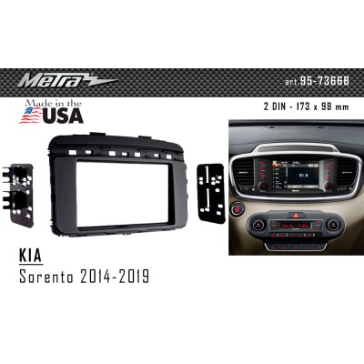 Перехідна рамка Metra KIA Sorento (95-7366B)