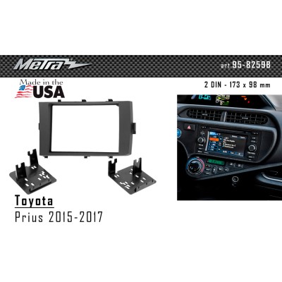 Перехідна рамка Metra Toyota Prius C (95-8259B)