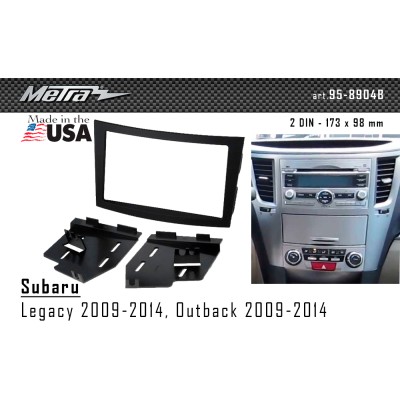 Перехідна рамка Metra Subaru Legacy, Outback (95-8904B)