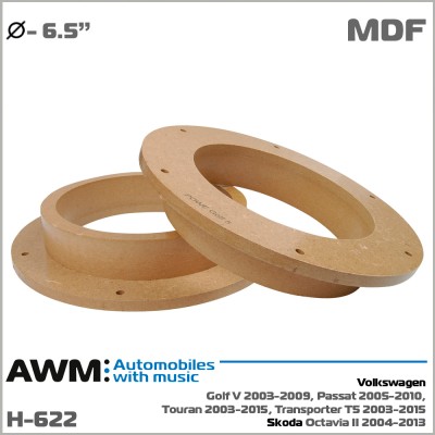 Проставки під динаміки AWM H-622 Skoda, Volkswagen