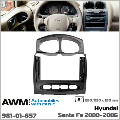 Перехідна рамка AWM Hyundai Santa Fe (981-01-567)