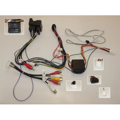 Перехідна рамка з проводкою CraftAudio B-012N BMW mini cooper 07-13 9"
