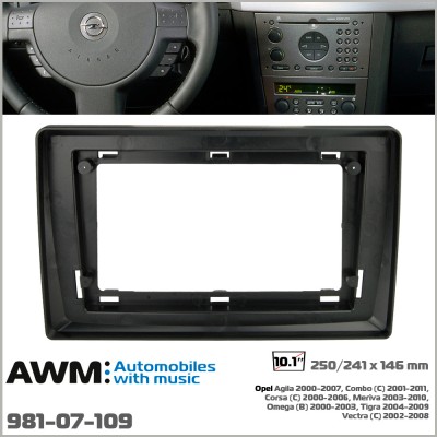 Переходная рамка AWM Opel, Suzuki Ignis (981-07-109)