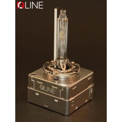Ксеноновая лампа QLine D1S 5500K (+100%) MetalBase(1 шт)