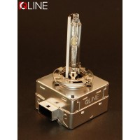 Ксеноновая лампа QLine D1S 5500K (+100%) MetalBase(1 шт)