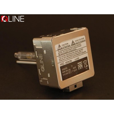 Ксеноновая лампа QLine D1S 5500K (+100%) MetalBase(1 шт)