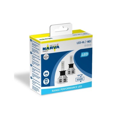 Комплект светодиодных ламп Narva 18058 H3 12/24v 6500K X2 24W RPL Range Performance