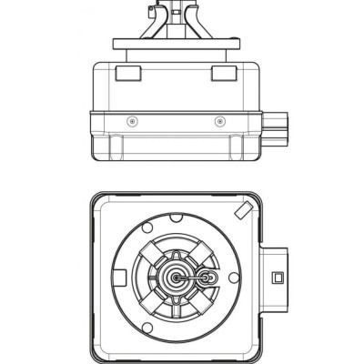 Ксеноновая лампа Philips D3S Vision (ориг) 42403VIS1