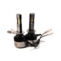 Комплект LED ламп HeadLight FocusV H1 (P14,5s) 40W 12V с активным охлаждением