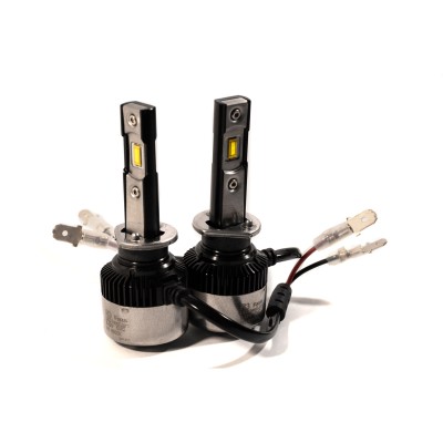 Комплект LED ламп HeadLight FocusV H1 (P14,5s) 40W 12V с активным охлаждением