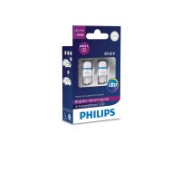 LED лампа PHILIPS 12799LED X-Treme Vision T10 1LED 12V W2,1X9,5d 1W 8000K SET 2pcs.
