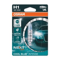 Галогенова лампа Osram H1 12V 55W P14.5s Cool Blue Intense Next Gen +100% 1 лампа (64150CBN-01B)