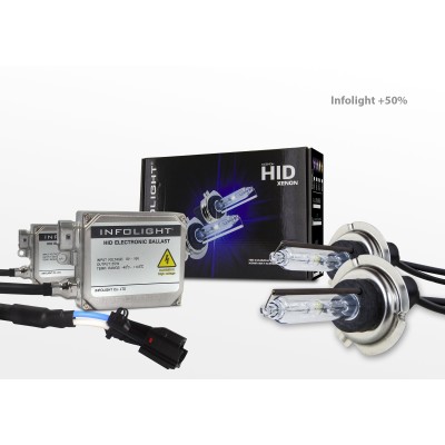 Комплект ксенону Infolight +50% H7 5000K