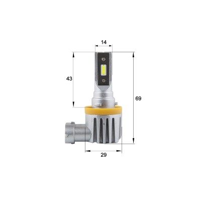LED лампа Sho-Me F3 H11 20W