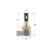 LED лампа Sho-Me F3 H11 20W
