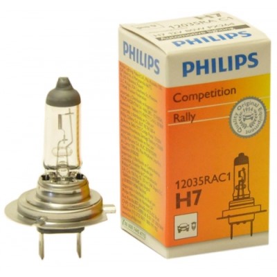 Галогенна лампа PHILIPS 12035RAC1 H7 80W 12V PX26d Rally