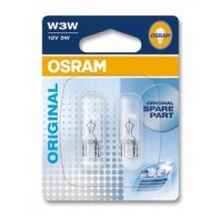 Галогенна лампа OSRAM 2821-02B W3W 12V W2.1X9.5D 10X2 Blister