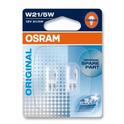 Галогенна лампа OSRAM 7515-02B W21/12V 5W W3x16q 10X2 Blister