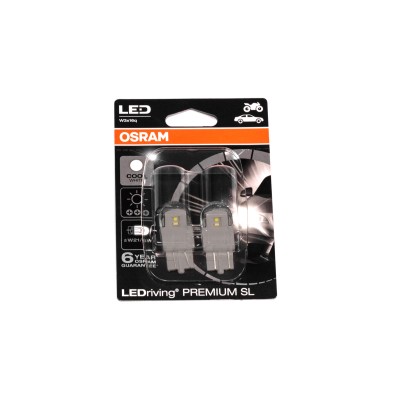 LED лампа OSRAM 7915CW Premium W21/12V 5W W3X16q 6000K 2pcs. blister