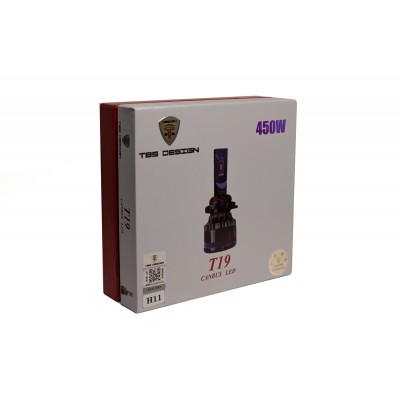 Комплект светодиодных ламп TBS Design T19 H11 (PGJ19-2) 45W 9-32V 6000K