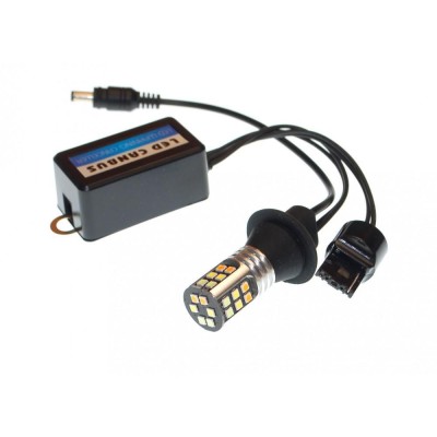 Комплект світлодіодних ламп DRL+поворот Baxster SMD Light 3020 W21W (30 Smd)