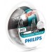 Лампа галогенная Philips H1 X-treme VISION +130% 3700K 2шт/блистер 12258XV+S2