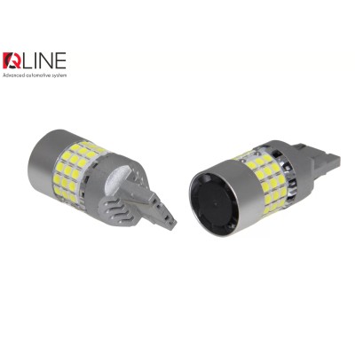 Комплект світлодіодних ламп Qline 7440 (W21W) White CANBUS (2шт)