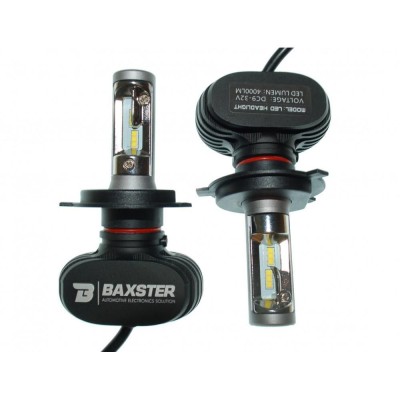 Світлодіодні лампи Baxster S1 H4 H/L 5000K 4000Lm (2 шт)