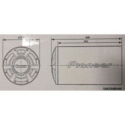 Сабвуфер Pioneer TS-WX306T