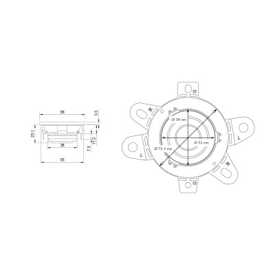 Середньочастотна акустика Eton PRW 50