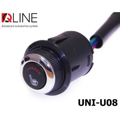 Подогрев сидений QLine Fiber UNI-U08 (1 сидение)