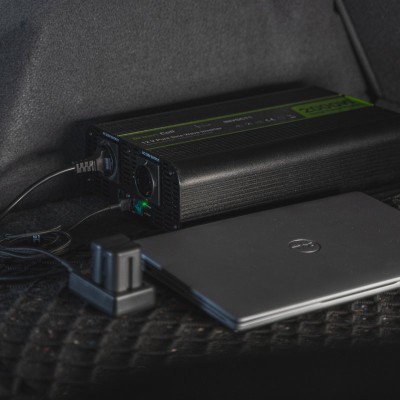 Преобразователь напряжения Green Cell 12V to 230V 500W/1000W с USB