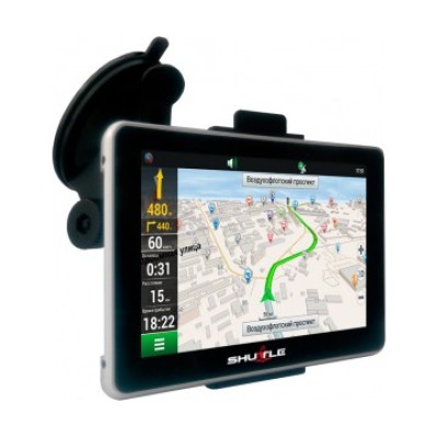 GPS навігатор (5.0 "+ FM + AV), SHUTTLE PNA-5028