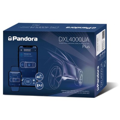 Автосигнализация Pandora DXL4000UA PLUS (комплектация DX-4GS Plus) без сирены