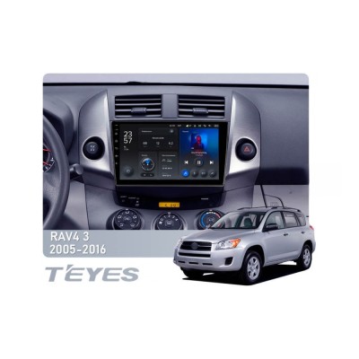 Штатна магнітола Teyes X1 2+32 Gb Wi-Fi Toyota RAV4 3 XA30 2005-2016 9"