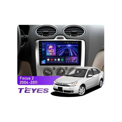 Штатна магнітола Teyes CC3 6+128 Gb 360° Ford Focus 2 (Mk 2) 2004-2011 (F1) 9"