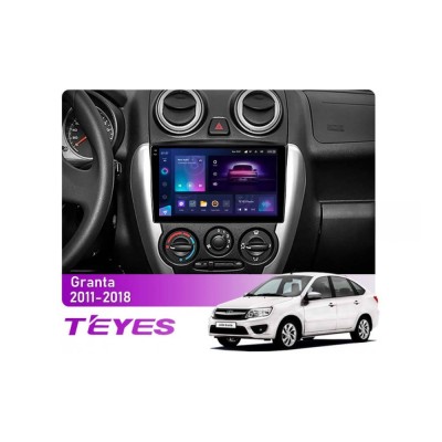 Штатна магнітола Teyes CC3 2k 4+64 Gb LADA Granta Sport (1 Din) 2011-2018 (B) 9"