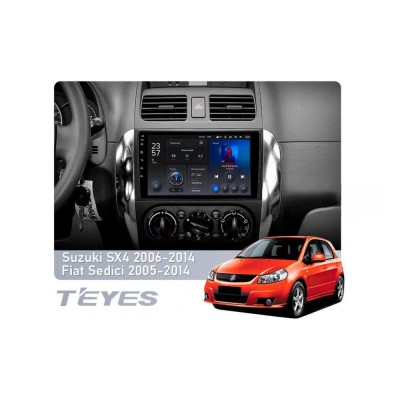 Штатна магнітола Teyes X1 2+32 Gb Suzuki SX4 1 2006-2014 9"