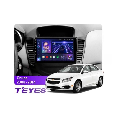 Штатна магнітола Teyes CC3 4+64 Gb Chevrolet Cruze J300 2008-2014 9"