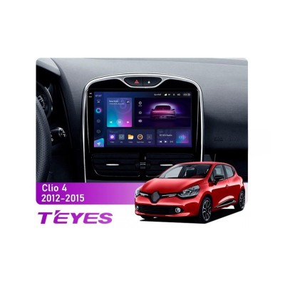 Штатна магнітола Teyes CC3 2k 3+32 Gb Renault Clio 4 BH98 KH98 2012-2015 10"