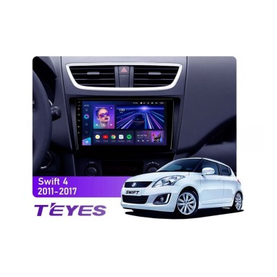 Штатна магнітола Teyes CC3 4+64 Gb Suzuki Swift 4 2011-2017 9"