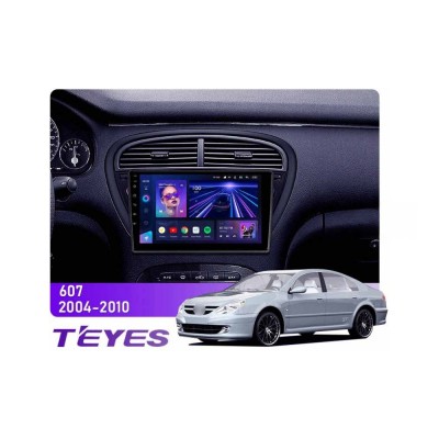 Штатна магнітола Teyes CC3 4+64 Gb Peugeot 607 2004-2010 9"