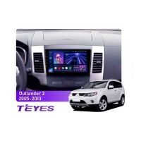 Штатна магнітола Teyes CC3 4+64 Gb Mitsubishi Outlander 2 CW0W 2005-2011 (A) 9"