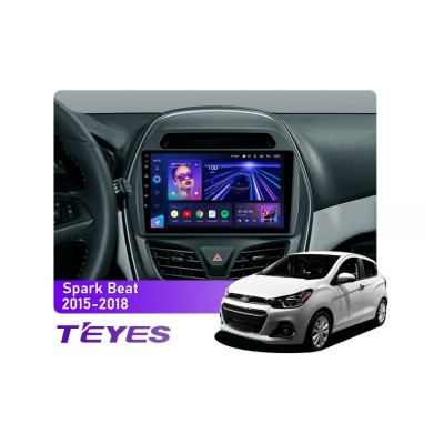 Штатна магнітола Teyes CC3 4+64 Gb Chevrolet Spark Beat (F2) 2015-2018 9"