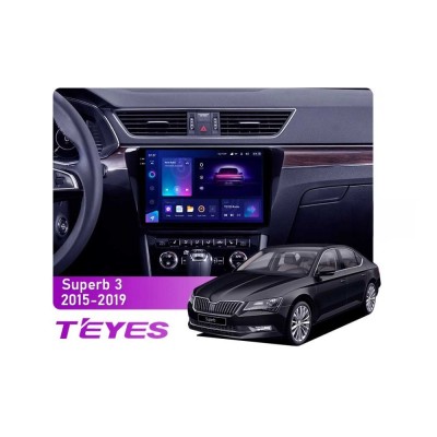 Штатна магнітола Teyes CC3 2k 4+64 Gb Skoda Superb 3 2015-2019 10"