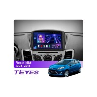 Штатна магнітола Teyes CC3 6+128 Gb 360° Ford Fiesta Mk6 (F2) 2008-2019 9"