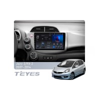 Штатна магнітола Teyes X1 2+32 Gb Honda Jazz 2 GG, Fit 2 GE 2007-2014 10"