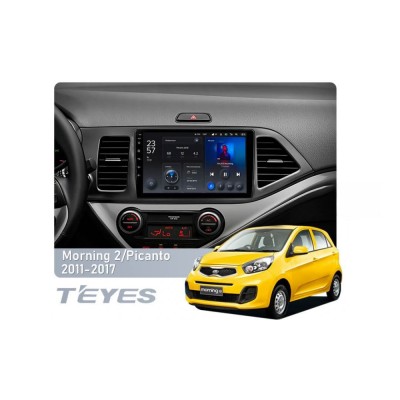 Штатна магнітола Teyes X1 2+32 Gb Wi-Fi Kia Morning 2, Picanto 2011-2017 9"